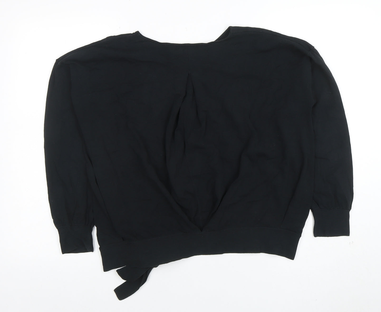 Marks and Spencer Autograph Women’s Black Wrap Tie Blouse Size 14