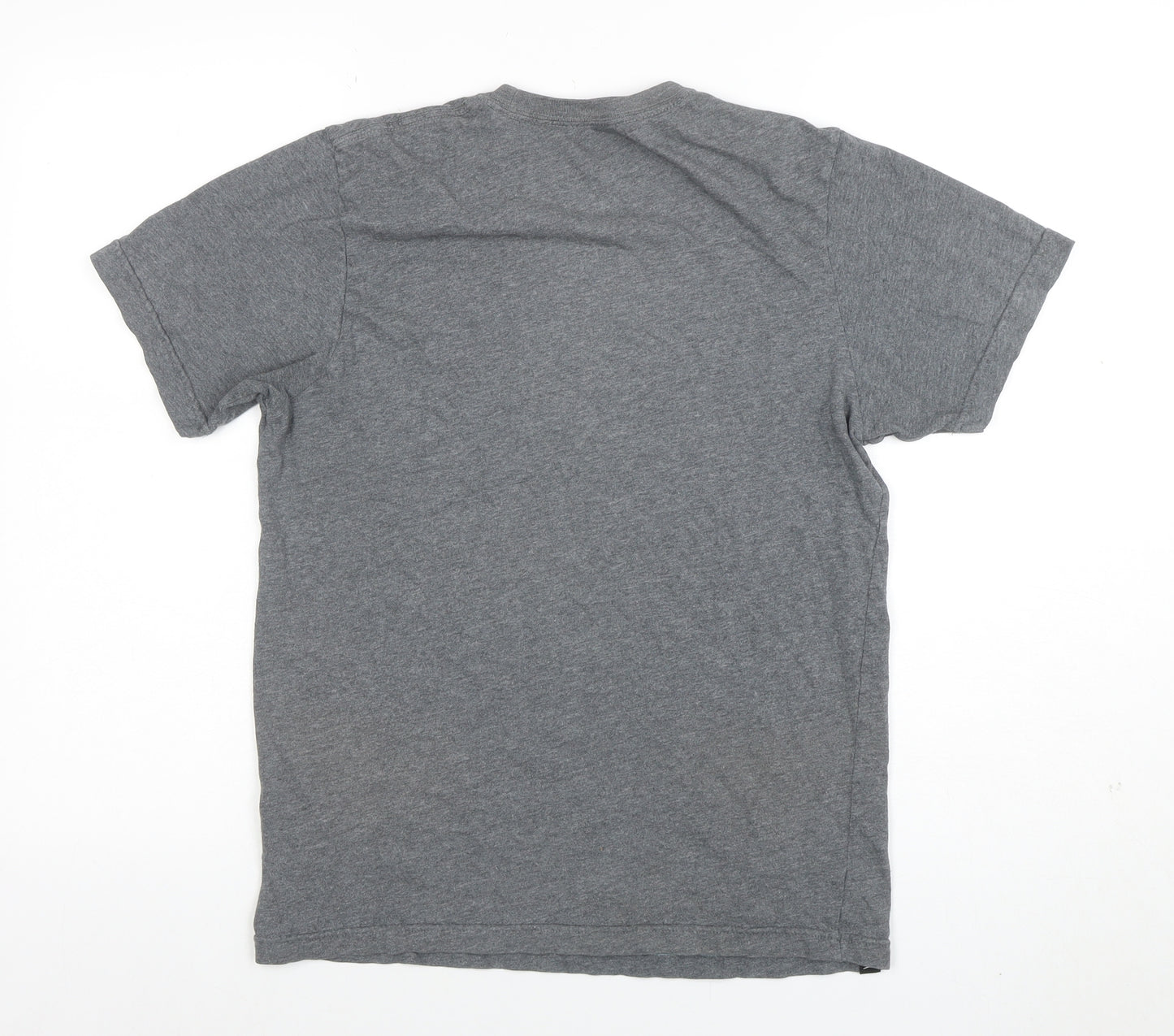 Nike Men's Grey Short Sleeve Crew Neck Cotton T-Shirt Size S