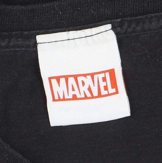 Marvel Men’s Black XL Stark Industries Graphic Cotton T-Shirt
