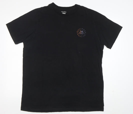 Billabong Men's Black Surf Graphic Cotton T-Shirt Size L