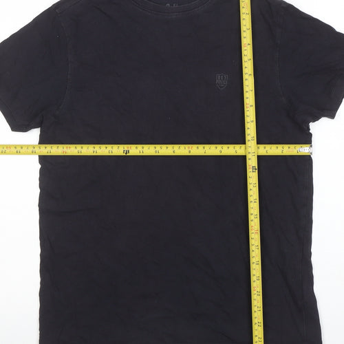Police 883 Men's Black Short Sleeve Crew Neck Cotton T-Shirt Size S