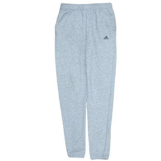 Adidas Boys Grey Jogger Sweatpants 13-14 Years Regular Fit Cotton Blend