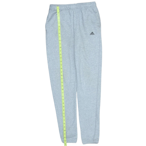 Adidas Boys Grey Jogger Sweatpants 13-14 Years Regular Fit Cotton Blend