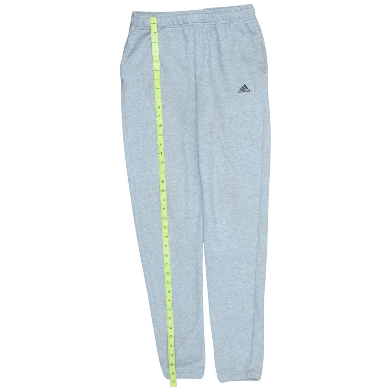 Adidas Boys Grey Jogger Sweatpants 13-14 Years Regular Fit Cotton Blend