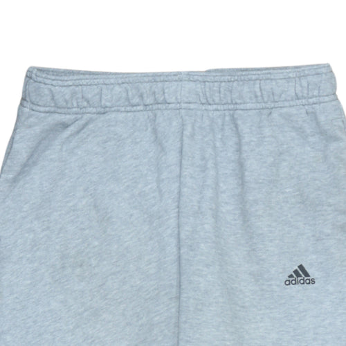 Adidas Boys Grey Jogger Sweatpants 13-14 Years Regular Fit Cotton Blend