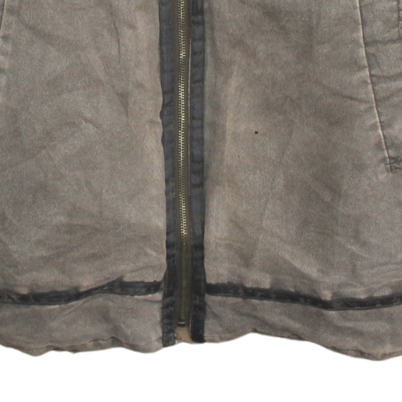 McGarland Men's Brown Faux Leather Bomber Jacket 2XL Lined Winter Coat