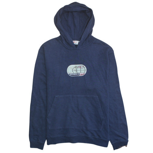 O'Neill Men's Blue Pullover Hoodie M Logo Surf Fleece Sweatshirt