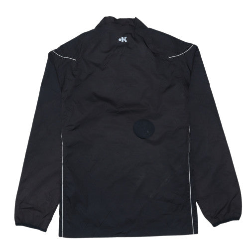 Kipsta Men's Black L Pullover Windproof Football Training Jacket