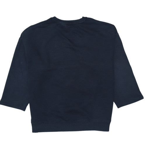 Hatsune Miku Women's Navy Pullover Sweatshirt Size S Anime Graphic