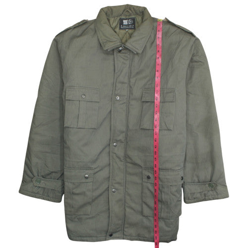 West Side Men's Green Military Lined Jacket Size L