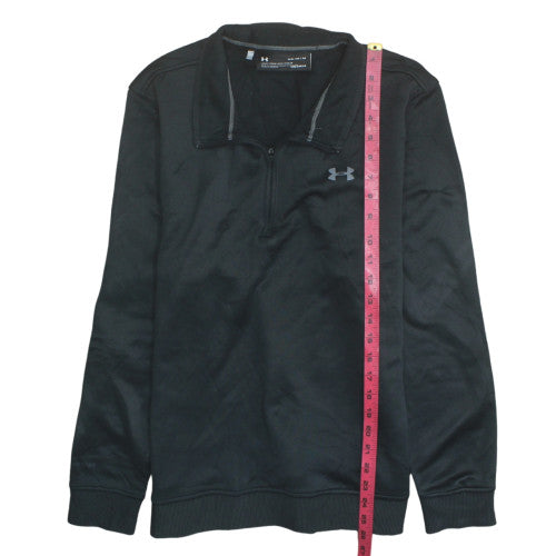 Under Armour Men's Black M 1/4 Zip Fleece Sweatshirt ColdGear