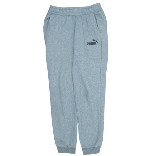 Puma Boys Grey Jogger Trousers 13-14 Years Elastic Waist Comfort Fit