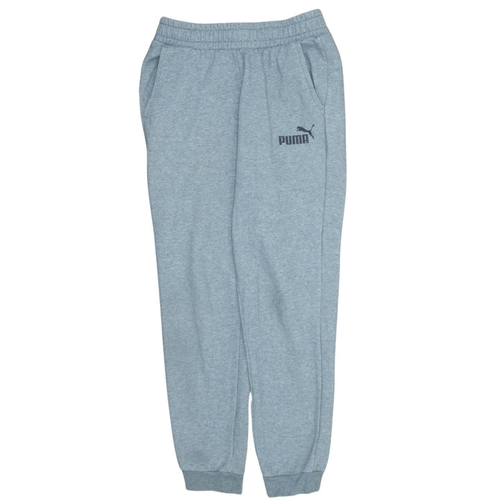 Puma Boys Grey Jogger Trousers 13-14 Years Elastic Waist Comfort Fit