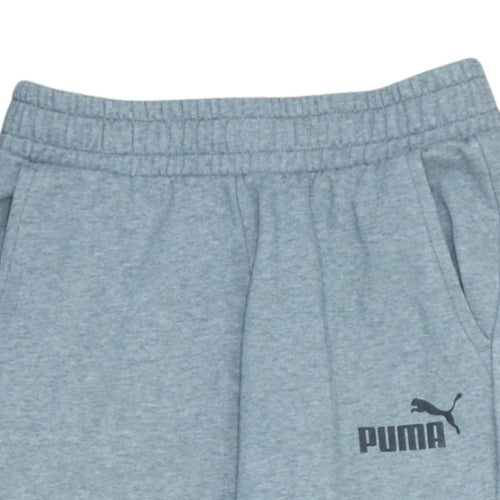 Puma Boys Grey Jogger Trousers 13-14 Years Elastic Waist Comfort Fit