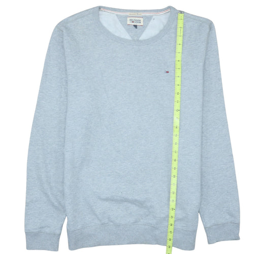 Hilfiger Denim Men's Grey XL Crew Neck Pullover Sweatshirt