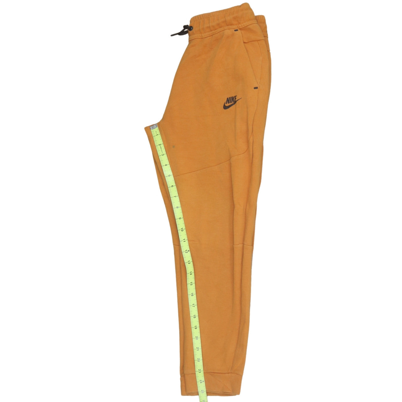 Nike Boys Orange Jogger Trousers Size 12-13 Years Cotton Blend Fleece