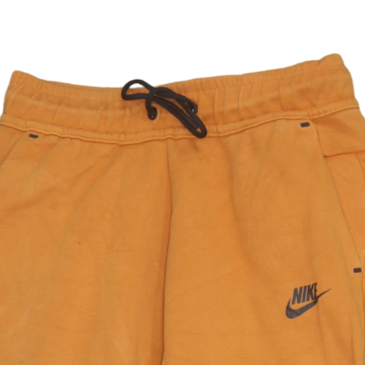 Nike Boys Orange Jogger Trousers Size 12-13 Years Cotton Blend Fleece