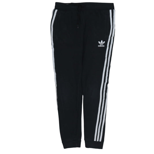 Adidas Boys Black Jogger Trousers 11-12 Years with Side Stripes