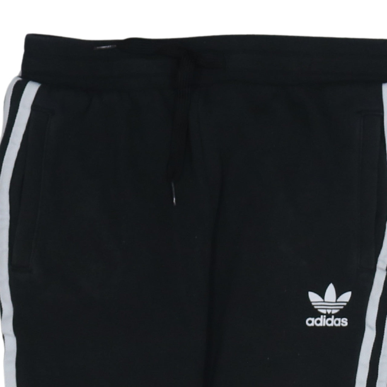 Adidas Boys Black Jogger Trousers 11-12 Years with Side Stripes