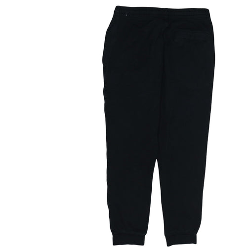Nike Men's Black Jogger Trousers M Regular Fit Fleece Comfort