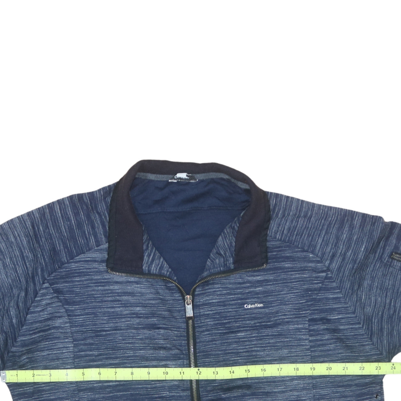 Calvin Klein Men's Blue Full Zip Sweatshirt XL Regular Fit