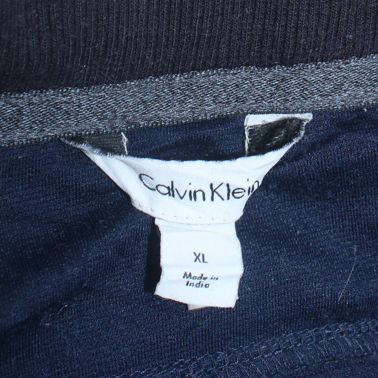 Calvin Klein Men's Blue Full Zip Sweatshirt XL Regular Fit