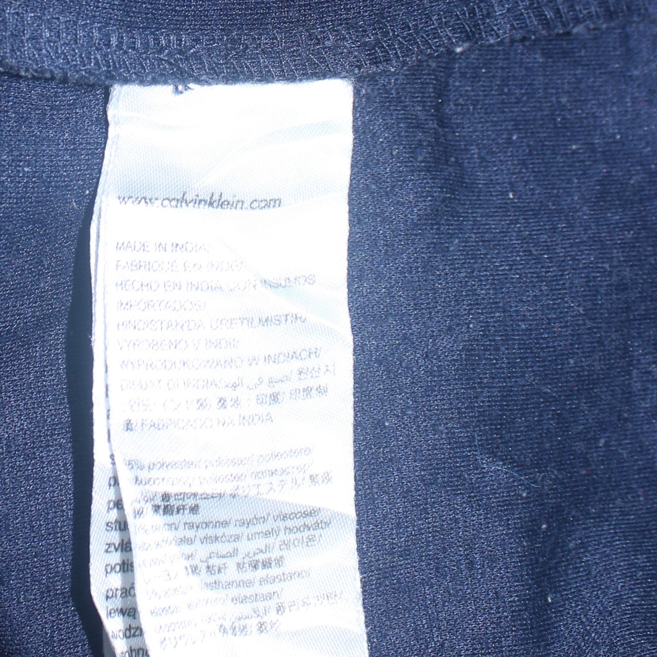 Calvin Klein Men's Blue Full Zip Sweatshirt XL Regular Fit