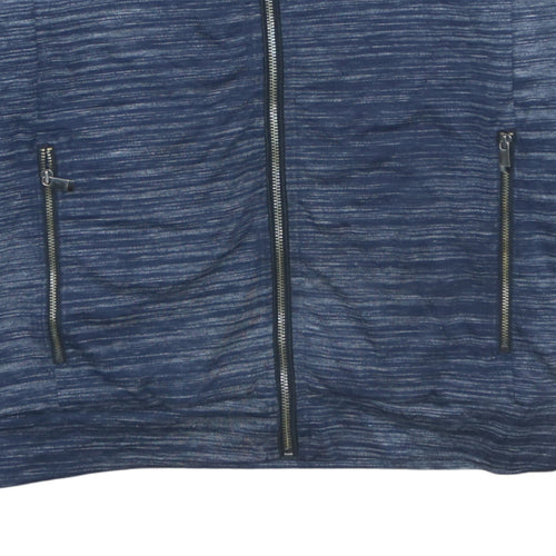 Calvin Klein Men's Blue Full Zip Sweatshirt XL Regular Fit