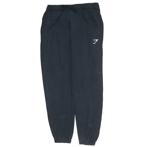 Gymshark Women's Black Jogger Sweatpants Size S Fleece Casual