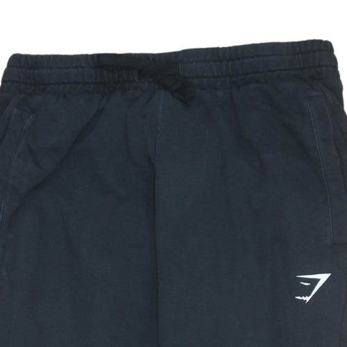 Gymshark Women's Black Jogger Sweatpants Size S Fleece Casual
