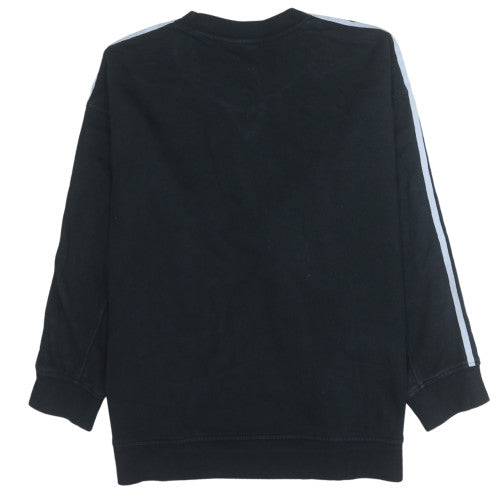 Adidas Women Black 2XL Sweatshirt Crew Neck Long Sleeve Pullover