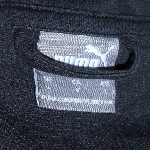 Puma Men's Black Full Zip Hoodie Size L Fleece Sweatshirt