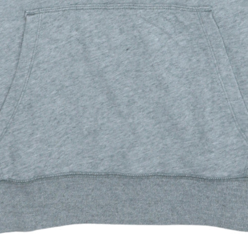 GAP Womens Grey Medium Pullover Hoodie with Logo Print