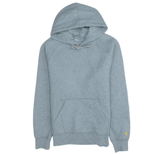 Carhartt Men's Grey Pullover Hoodie Sweatshirt Size S