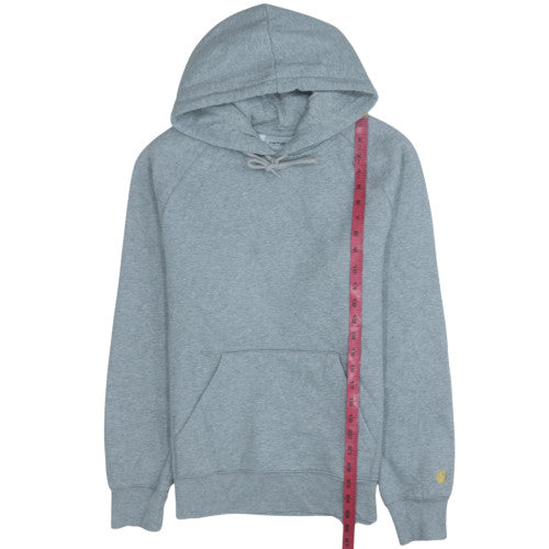 Carhartt Men's Grey Pullover Hoodie Sweatshirt Size S