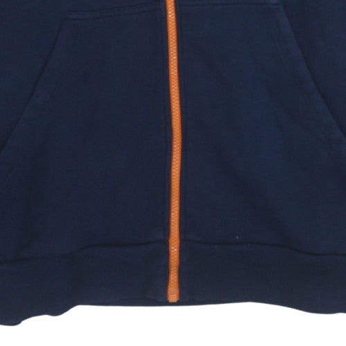 Adidas Mens Blue Full Zip Hoodie XL Performance Essentials