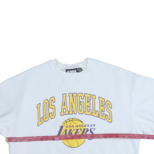 Primark Cares NBA Los Angeles Lakers White Sweatshirt 2XS Womens
