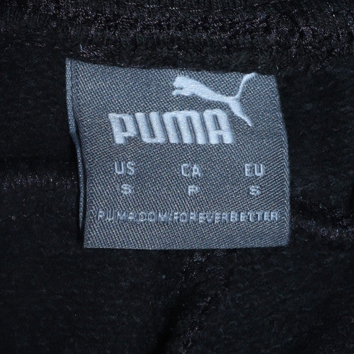 Puma Womens Black Small Jogger Sweatpants Elastic Waist Casual