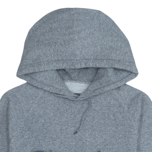 Champion Men's Grey Pullover Hoodie L Logo Sportswear Fleece