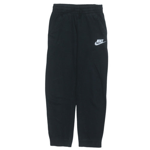 Nike Boys Black Jogger Trousers 13-14 Years Elastic Waist Pockets