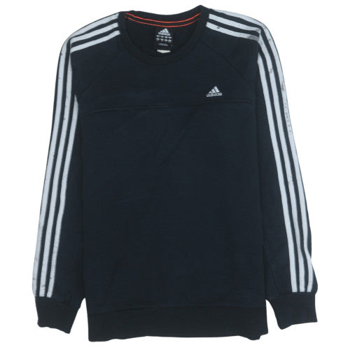 Adidas Men's Black Crew Neck Pullover Sweatshirt M