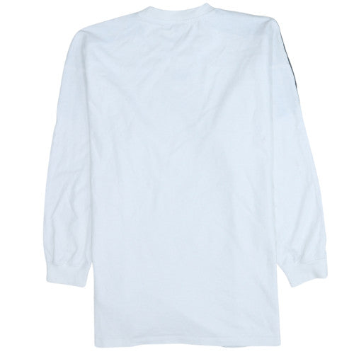 Adidas Womens White Long Sleeve Crew Neck Sweatshirt UK 12