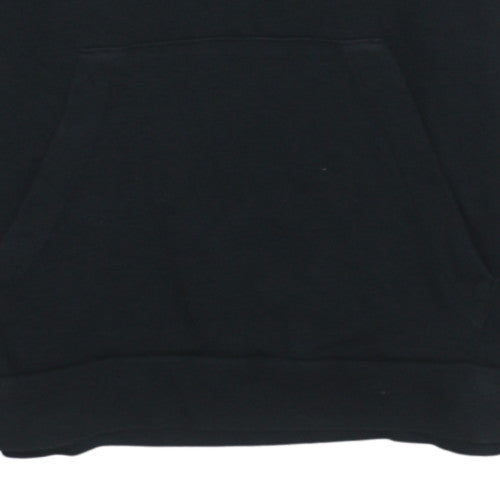 Adidas Men's Black Pullover Hoodie Size M Sports Fleece Sweatshirt