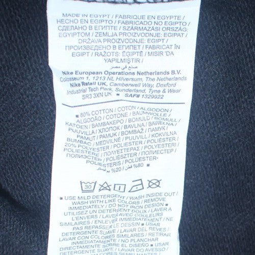 Nike Women's Black Oversized 1/4 Zip Sweatshirt Size S