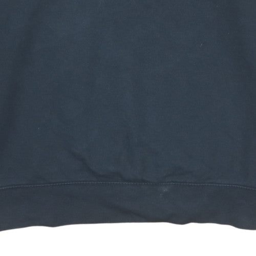 Nike Women's Black Oversized 1/4 Zip Sweatshirt Size S