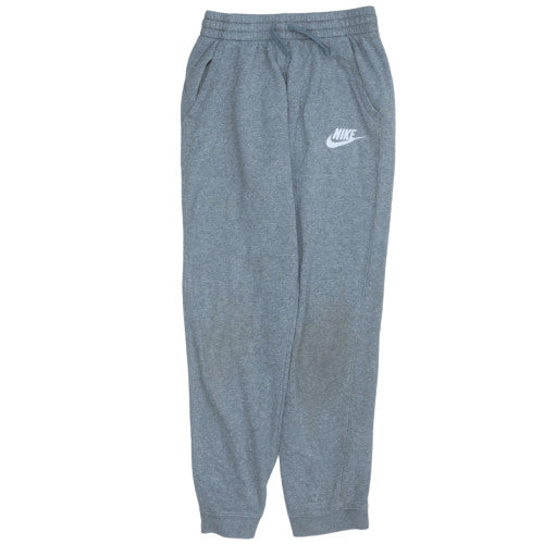 Nike Boys Grey Jogger Trousers XL 158-170cm Elastic Waist Fleece