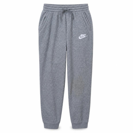Nike Boys Grey Jogger Trousers XL 158-170cm Elastic Waist Fleece