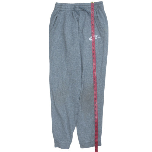Nike Boys Grey Jogger Trousers XL 158-170cm Elastic Waist Fleece