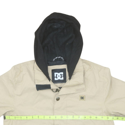 DC Shoes Boys Beige Hooded Waterproof Winter Parka Jacket Size 12