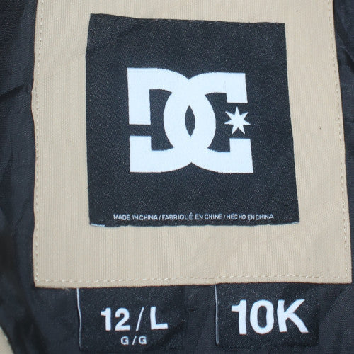 DC Shoes Boys Beige Hooded Waterproof Winter Parka Jacket Size 12